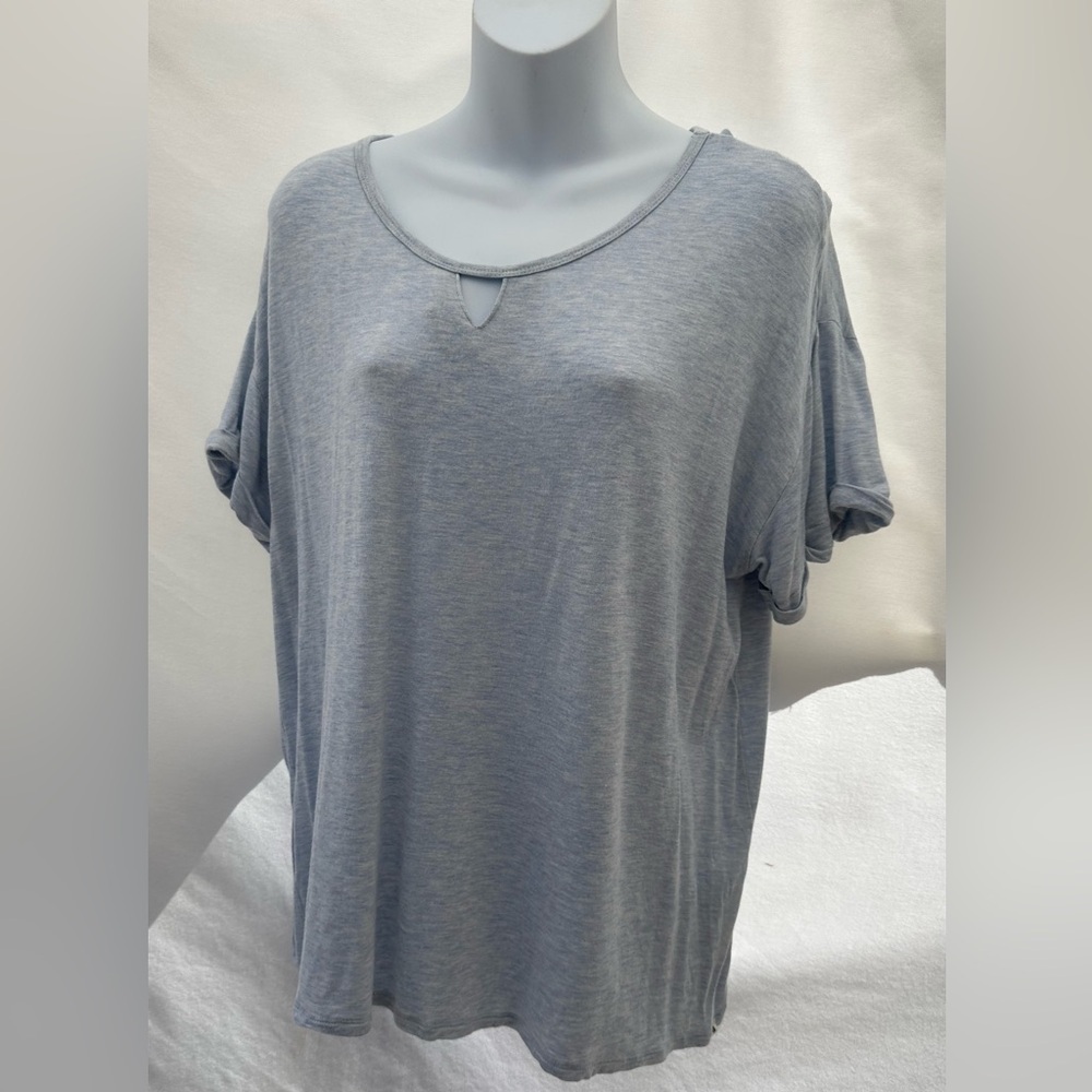Lucky Brand Gray Oversized Relaxed T-Shirt #A2